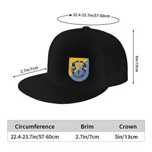 8th Special Forces Group Hats for Men and Women Flat Bill Baseball Cap Adult Adjustable Trucker