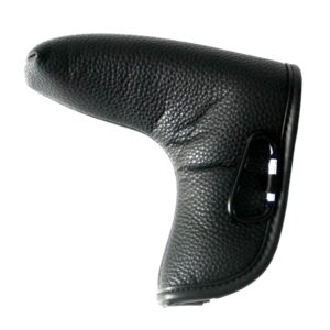 pistro golf putter head cover club headcovers for most blade putters accessories - black