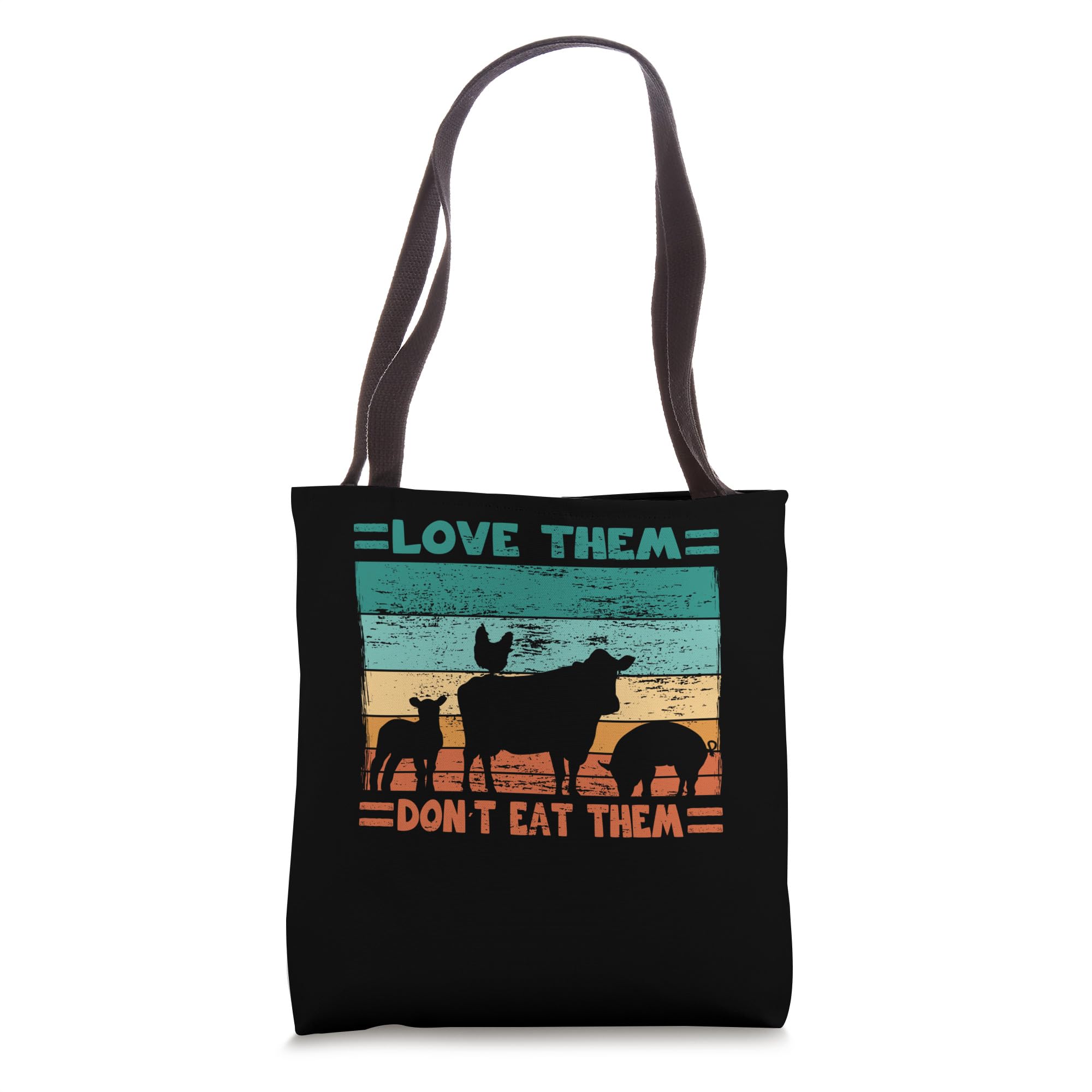 Agriculture kit for men love them dont eat them farming Tote Bag