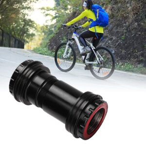 OUKENS Bottom Bracket, Bike Bottom Bracket ZTTO PF30 Four-Pelin Central Axle Double-Sealed Waterproof and Dust-Proof Aluminum Alloy High-Strength Light Highway Mountain Bike Central Axle