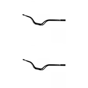 BESSTUUP 2 Piece Mountain Bike Handlebar Down Hill Extra Long Riser Bar 720 / 780mm Parts