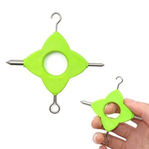 BESSTUUP Portable 4-in-1 Fishing Puller Knot Tool Fish Hook Knottting Tackle