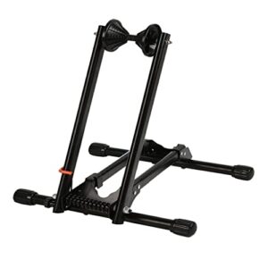 BESSTUUP Foldable Floor Bike Stand Portable Storage Holder for Mountain Bikes