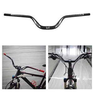 BESSTUUP 2 Piece Mountain Bike Handlebar Down Hill Extra Long Riser Bar 720 / 780mm Parts