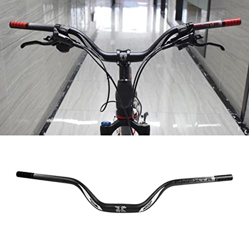 BESSTUUP 2 Piece Mountain Bike Handlebar Down Hill Extra Long Riser Bar 720 / 780mm Parts