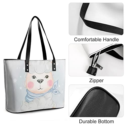 Womens Handbag Sheep Leather Tote Bag Top Handle Satchel Bags For Lady