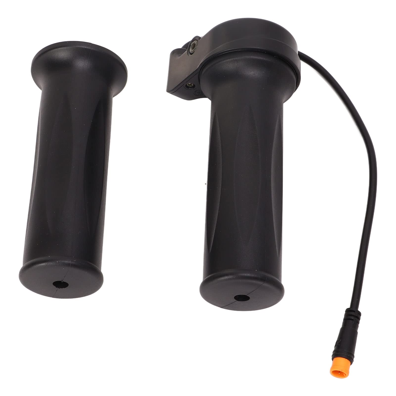 Electric Bike Throttle Grips, 1 Pair Plastic Sensitive Scooter Accelerator Turn Handle with Waterproof Joint for Conversion