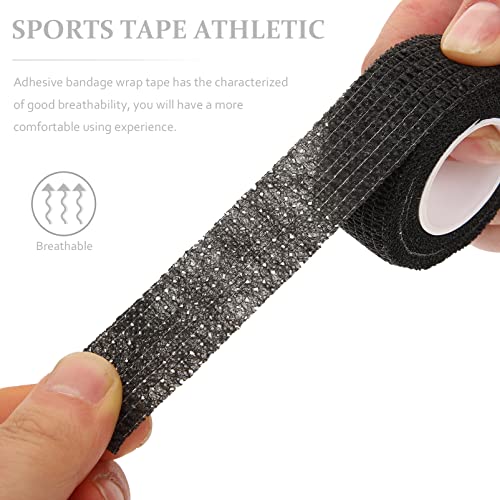 VANZACK Athletic Tape 1 Roll Finger Foot Tape Head Wraps Self Adhesive Sports Vet Tape Finger Tape Tensor Bandages Calf Stretch Supplies Compression Lovers