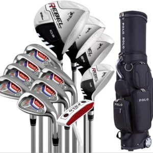 LIHONK Polo New Golf Clubs, Sets of Clubs, Men's Full Set of Clubs, Beginners Practice Clubs