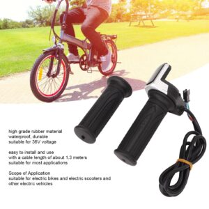 Yuecoom E Scooters Throttle Grip, Waterproof Adjustable Electric Bike Speed Governing Transfer Handle with LCD Display