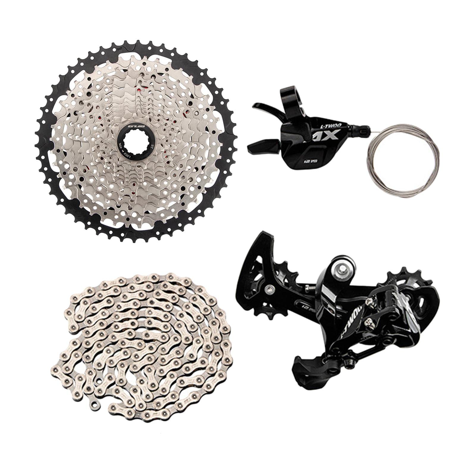 BESSTUUP 12Speed Cassette Sprockets 11T-50T Mountain Bike Rear Derailleur Transmission Biycle Right Lever er Bike Chain Accessories