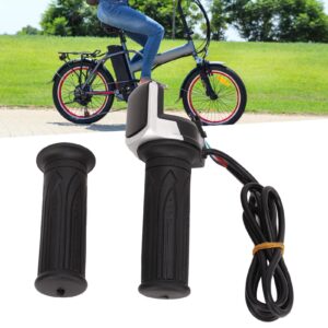 Yuecoom E Scooters Throttle Grip, Waterproof Adjustable Electric Bike Speed Governing Transfer Handle with LCD Display