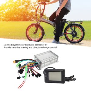 Alomejor 36V 48V 60V Electric Motor Brushless Controller Kit Clear LCD Display Panel 350W 450W for Scooter