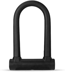 dulasp u lock for bicycle bicycle lock anti-theft bike lock u lock mtb road mountain bike motorcycle lock steel security lock with keys bicycle accessorie bike lock (color : black)