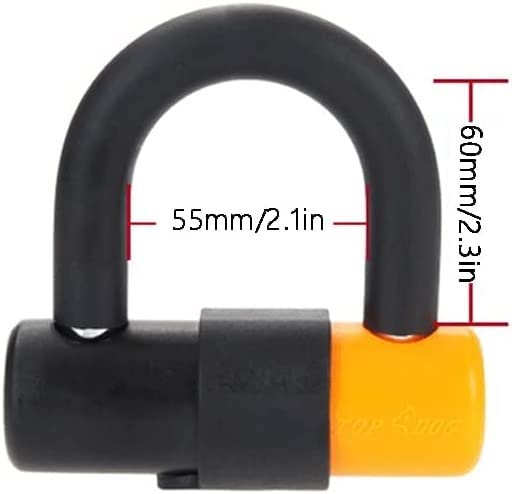 DULASP Anti-Theft Lock Bike U Lock Electric Scooter Lock Bicycle Locks Heavy Duty, High-Security Cycling Locks for Mountain Biking Road Riding Bicycle U-Shaped Lock