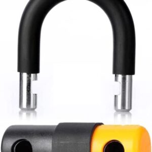 DULASP Anti-Theft Lock Bike U Lock Electric Scooter Lock Bicycle Locks Heavy Duty, High-Security Cycling Locks for Mountain Biking Road Riding Bicycle U-Shaped Lock