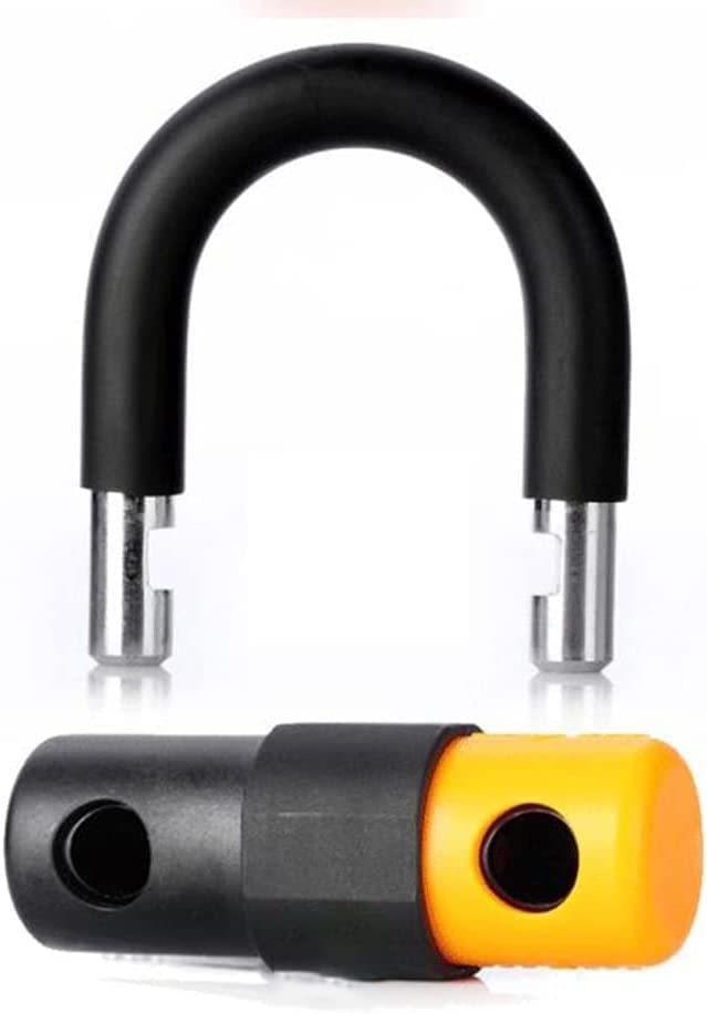 DULASP Anti-Theft Lock Bike U Lock Electric Scooter Lock Bicycle Locks Heavy Duty, High-Security Cycling Locks for Mountain Biking Road Riding Bicycle U-Shaped Lock