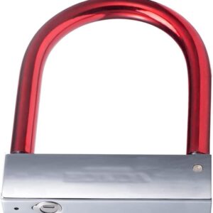 DULASP Anti-Theft Lock Bike U Lock Heavy Duty U Lock with Keys for Bikes Electric Bikes and Scooters Internal Bicycle U-Shaped Lock