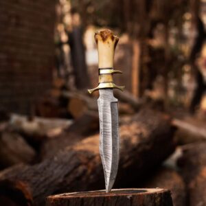 Damascus Steel Hunting Knives - Custom Handmade knife - Hand Forged Damascus steel Knife