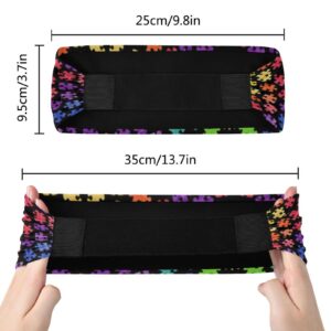 Unisex Workout Headbands Colorful-Autism-Awareness Elastic Yoga Sweatband Stretchy Sports Hairband