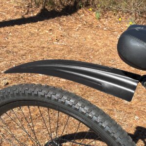 RNX Black Mountain Bike Mud Guard Front and Rear Fenders Set, Wide, Universal, Adjustable