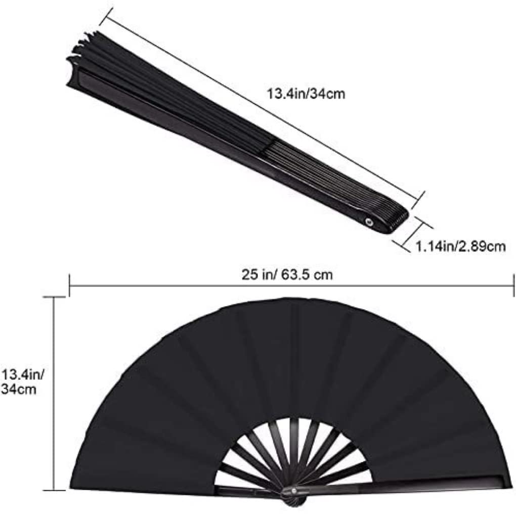 ZAEGO Chinese Fan 4 Packs Chinese Tai Chi Folding Fan, Men And Women, Performance, Dance, Decoration Fan Japanese Fan