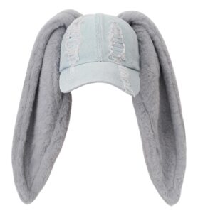 woman's bunny baseball cap hip-hop long rabbit ears hats cute girl hat