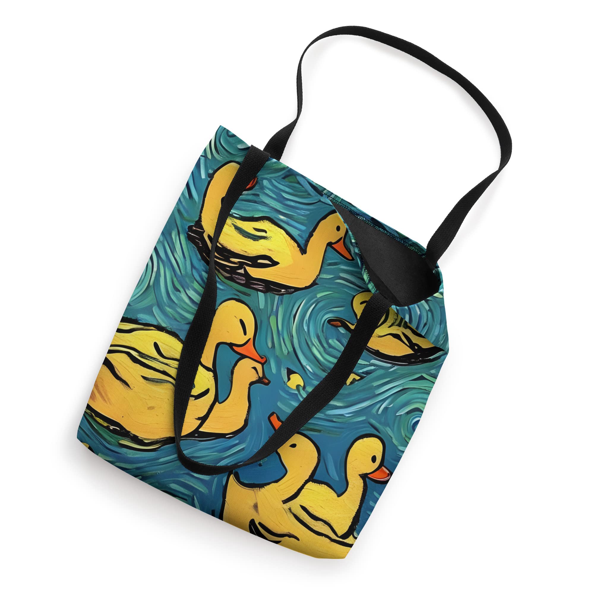 Unique Impressionist Duck Tote Bag