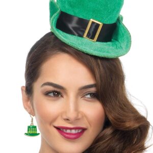 BVGA 9 Pairs St Patrick's Day Stud Earrings Set for Women Hypoallergenic Enamel Green Shamrock Stud Festive Clover Luck Hat Leprechaun Funny Irish Earrings Holiday Earrings Jewelry Gift