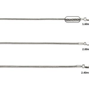 Sterling Silver 1.6mm Corona Chain - Length 20"