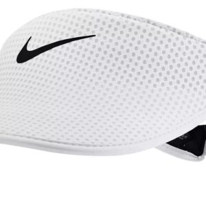 Nike Women’s Aerobill Dri-Fit ADV Run Adjustable Visor Breathable White