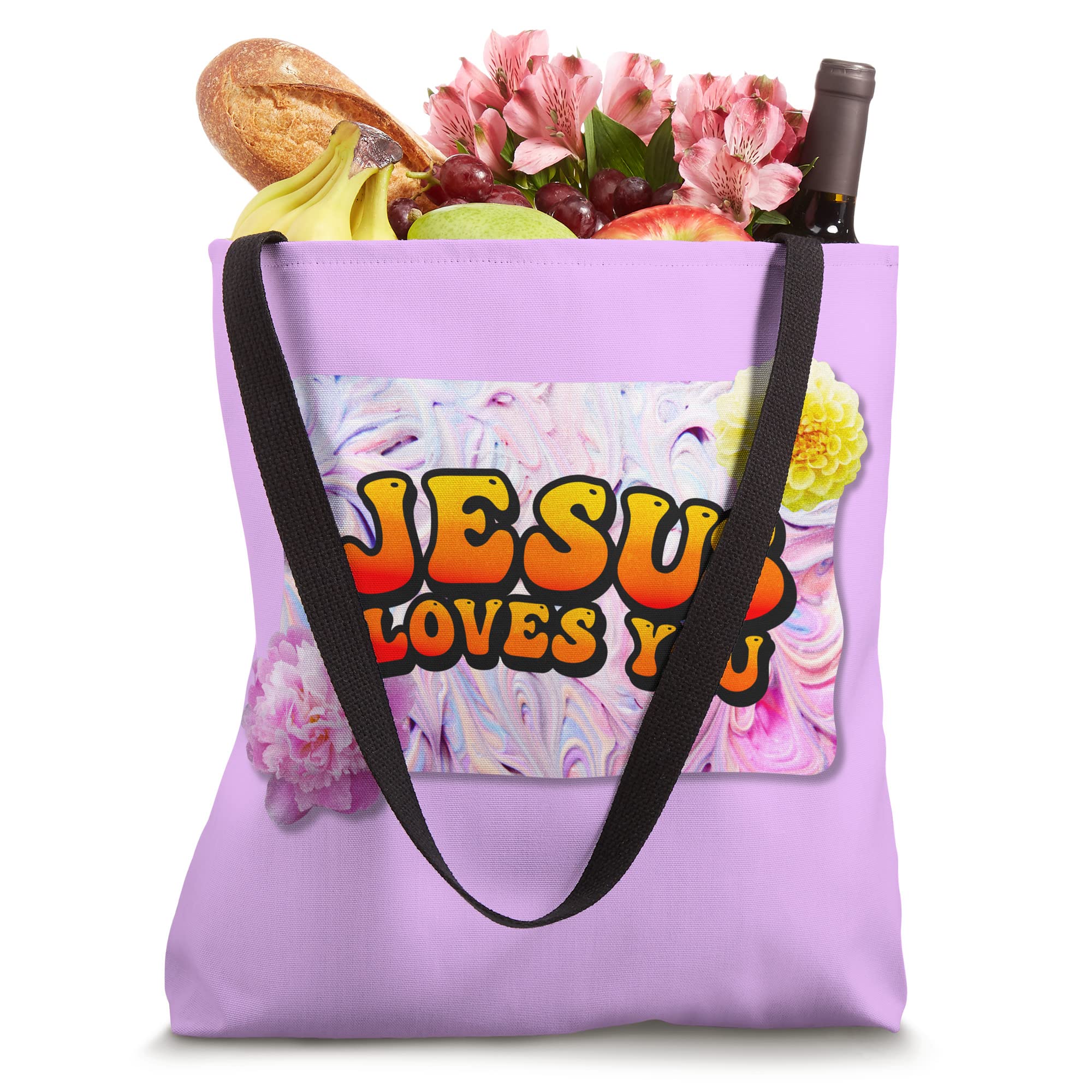 Jesus Loves You Tote Bag