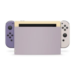 Tacky Design Solid Color Skin Compatible with Nintendo Switch Skin Wrap Cover, Colorwave Blocking for Nintendo Switch Stickers, Premium Vinyl 3M Full Wrap Decal.