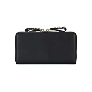 ZAC Zac Posen Eartha Zipped Wallet-Pearl Lady, Black