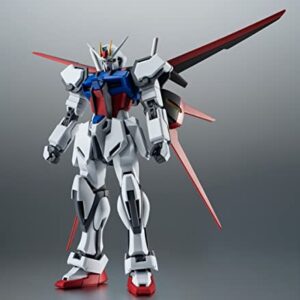 TAMASHII NATIONS - Mobile Suit Gundam SEED - AQM/E-X01 Aile Striker & Option Parts Set, Bandai Spirits The Robot Spirits