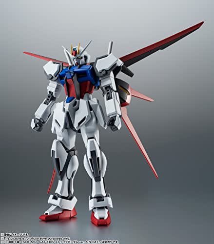 TAMASHII NATIONS - Mobile Suit Gundam SEED - AQM/E-X01 Aile Striker & Option Parts Set, Bandai Spirits The Robot Spirits