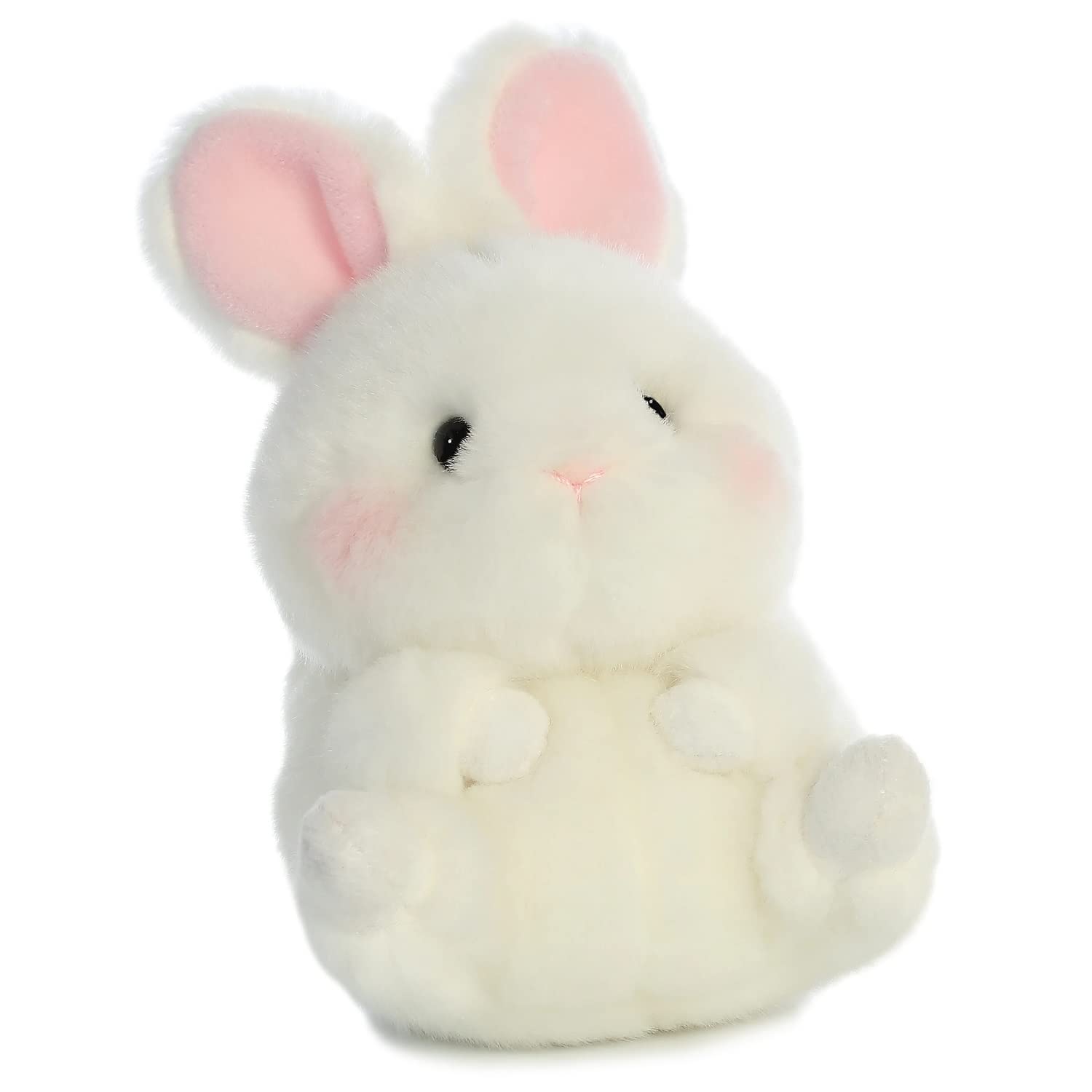 Aurora 2 Piece 5 Inch Plush Rolly Pet Bunny Rabbit Bundle, BunBun and Lively