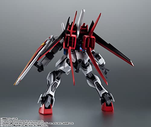 TAMASHII NATIONS - Mobile Suit Gundam SEED - AQM/E-X01 Aile Striker & Option Parts Set, Bandai Spirits The Robot Spirits