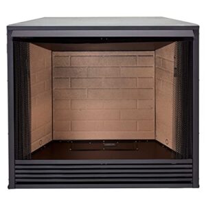 ProCom 36in. Universal Ventless Firebox Insert - Zero Clearance Design - Model# PC36VFC, Black