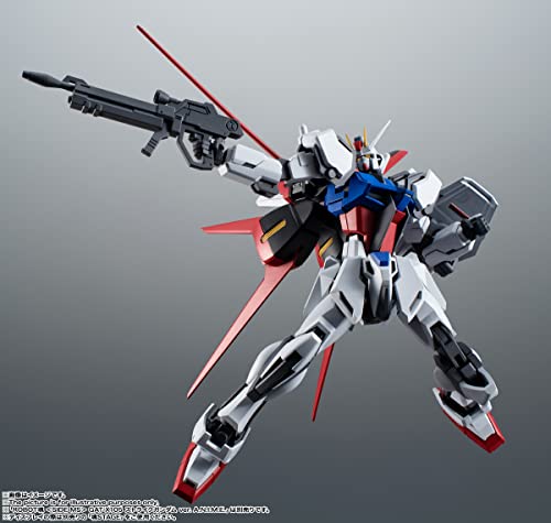 TAMASHII NATIONS - Mobile Suit Gundam SEED - AQM/E-X01 Aile Striker & Option Parts Set, Bandai Spirits The Robot Spirits