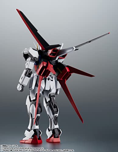 TAMASHII NATIONS - Mobile Suit Gundam SEED - AQM/E-X01 Aile Striker & Option Parts Set, Bandai Spirits The Robot Spirits