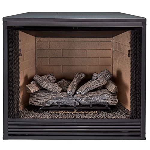 ProCom 36in. Universal Ventless Firebox Insert - Zero Clearance Design - Model# PC36VFC, Black