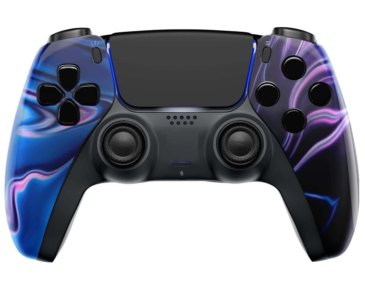 MODDEDZONE Wireless Controller for PS5 with Exclusive and Unique Designs Compatible with PlayStation 5 and PC - The Ideal Christmas Gift for Gaming Enthusiasts - Expertly Crafted in USA Chaos