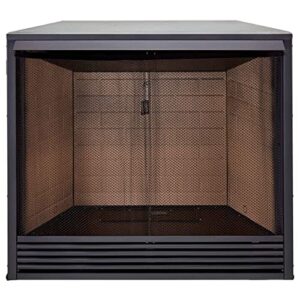 ProCom 36in. Universal Ventless Firebox Insert - Zero Clearance Design - Model# PC36VFC, Black