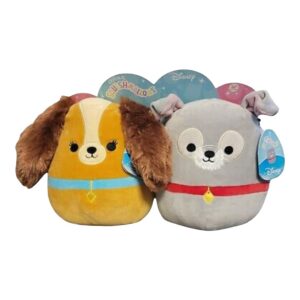 squishmallow perfect pairs - set of 2 squishmallows - collect them all (lady and the tramp 8" set)