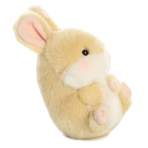 Aurora 2 Piece 5 Inch Plush Rolly Pet Bunny Rabbit Bundle, BunBun and Lively