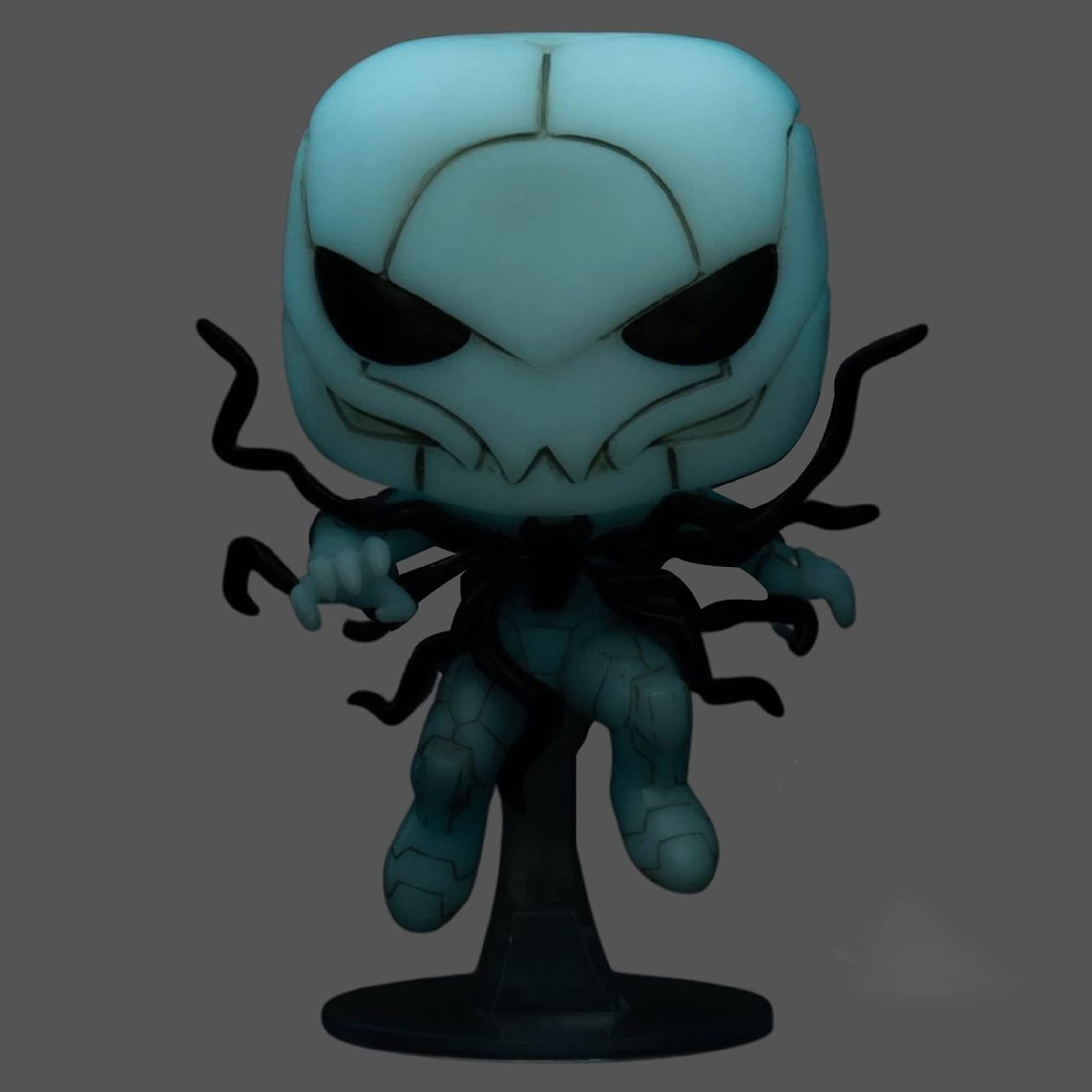 Funko Pop! Venom Poison Spider-Man Glow in The Dark Chase (EE Exclusive) Bundled with EcoTEK Pop Protector