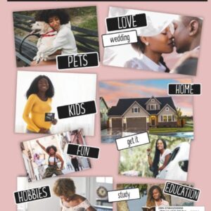 Vision Board Clip Art Book for Black Women: Create Powerful Vision Boards from 300+ Inspiring Pictures, Words and Affirmation Cards (Vision Board Magazines) (Vision Board Supplies)