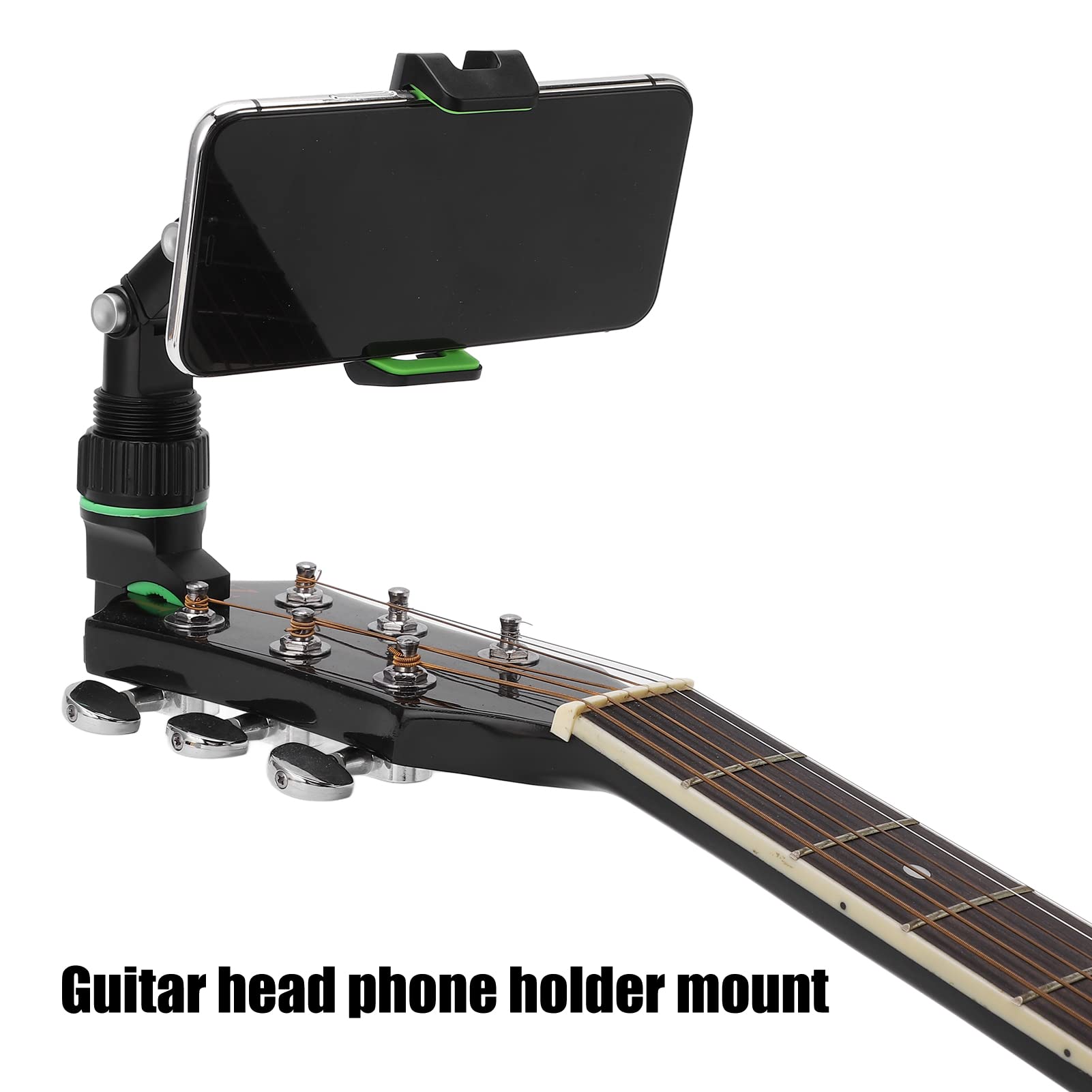 Guitar Head Phone Holder Mount, Guitar Head Phone Holder with String Wiping Cloth