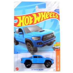 hot wheels '20 toyota tacoma, hot trucks 4/10 [blue]